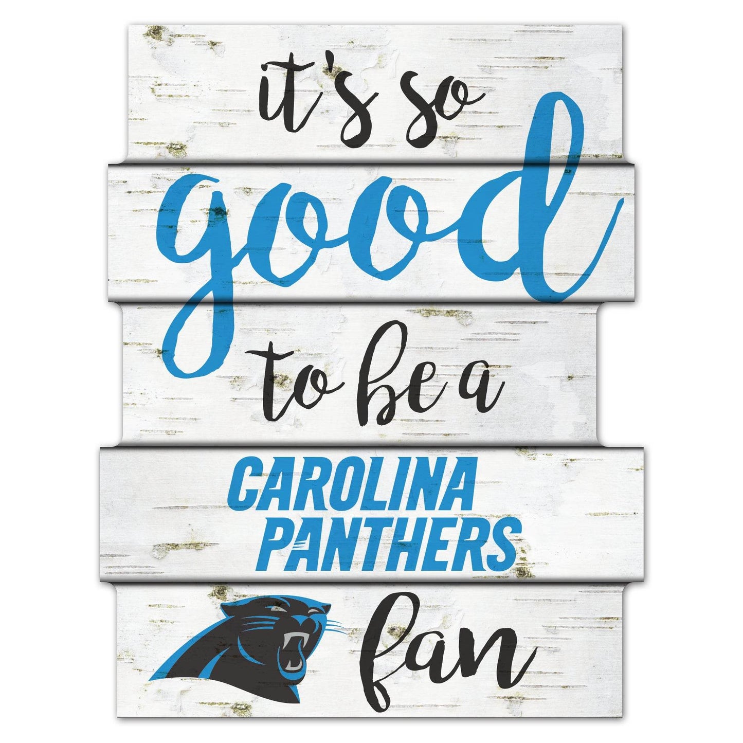 Carolina Panthers Sign 11x14 Wood Good To Be A Fan Plaque - ToylandEU