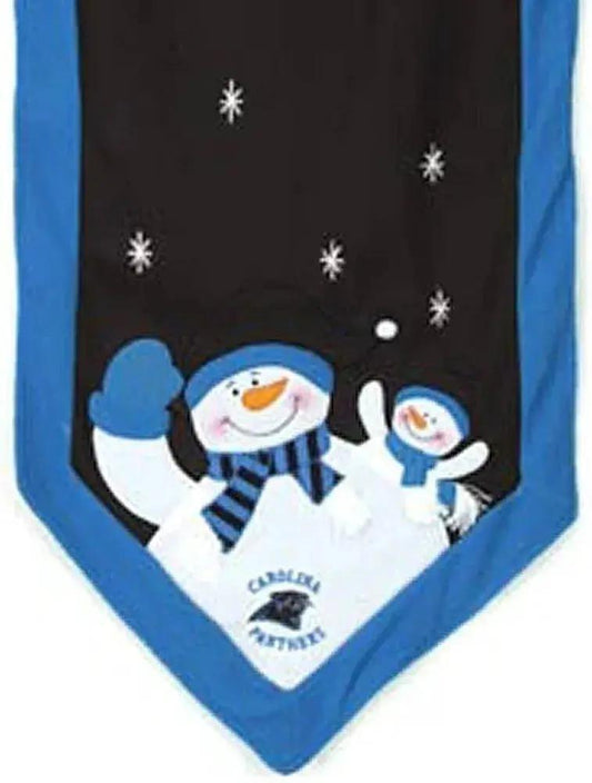  Carolina Panthers Snowman Table Runner 72x15 With Logo -  ToylandEU™