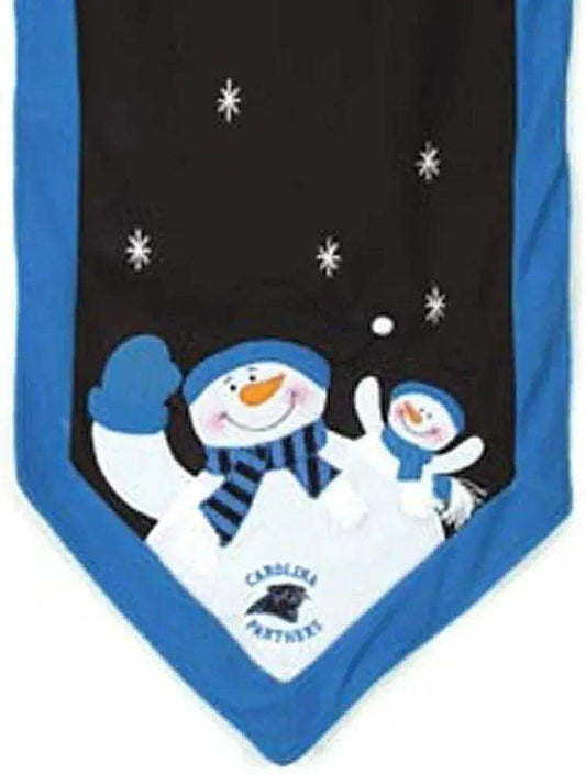  Carolina Panthers Snowman Table Runner 72x15 With Logo -  ToylandEU™