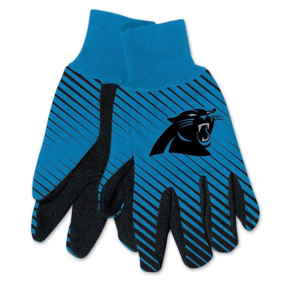 Carolina Panthers Two Tone Gloves Heavyweight Adult Size - ToylandEU