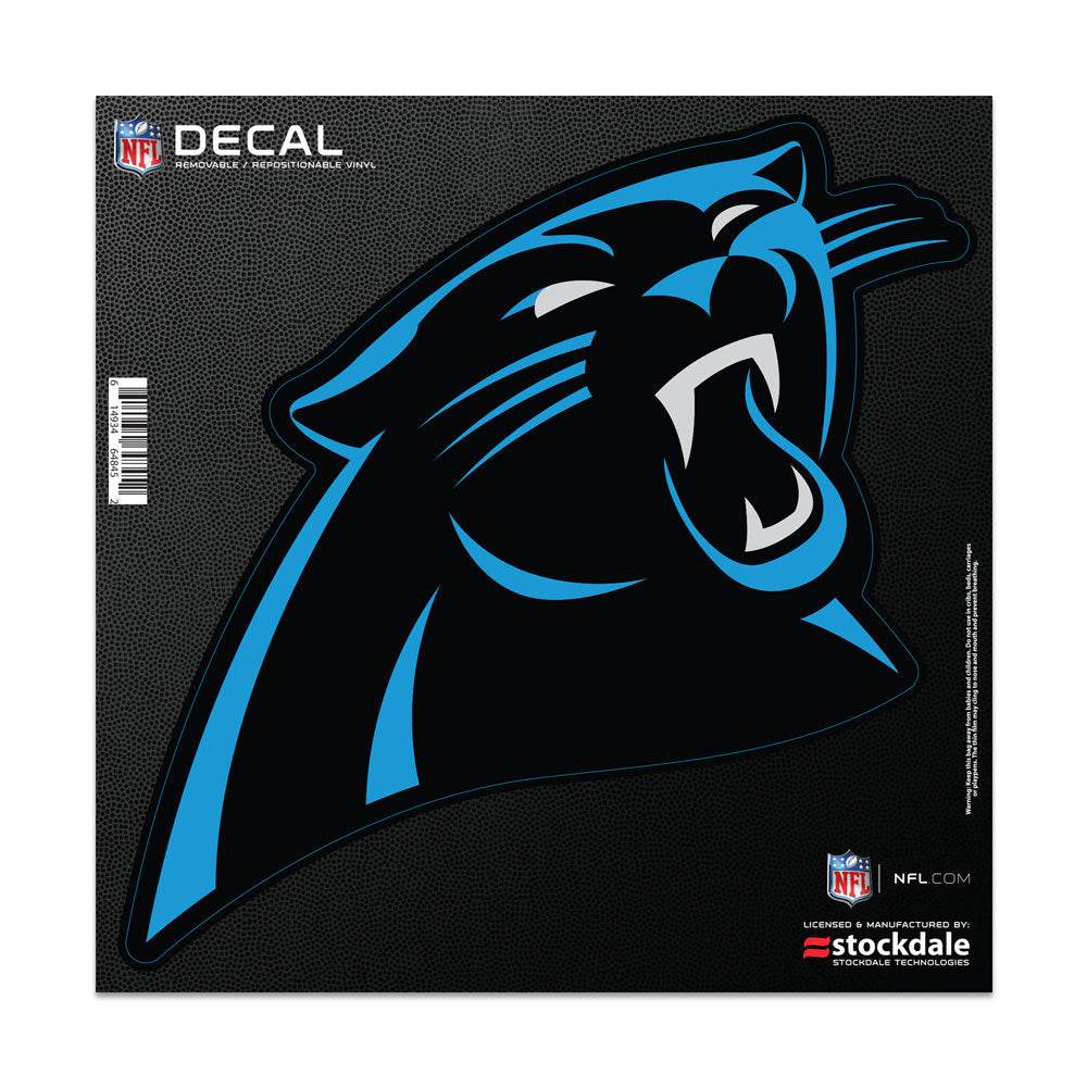 Carolina Panthers Vinyl Decal 6x6 All Surface Logo Sticker - ToylandEU