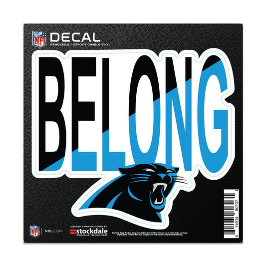 Carolina Panthers Vinyl Decal 6x6 All Surface Slogan - ToylandEU