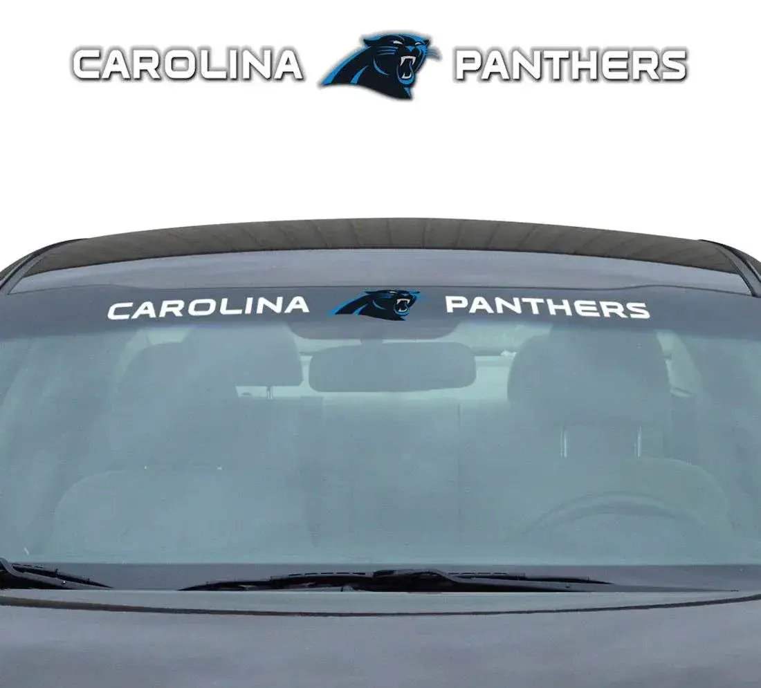  Carolina Panthers Windshield Decal 35x4 Universal Size -  ToylandEU™