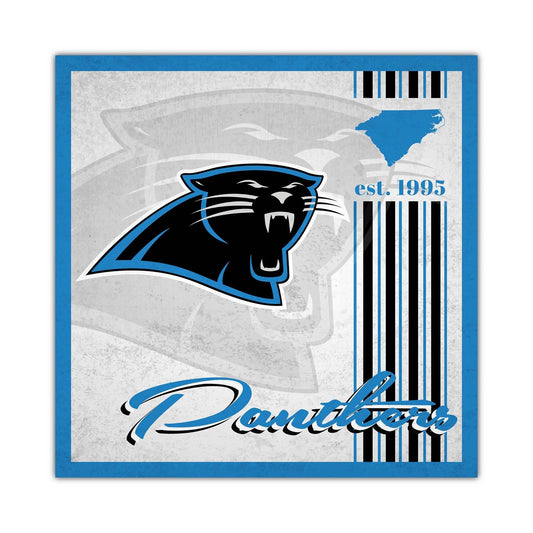 Carolina Panthers Wood Sign 10x10 Album Design Wall Decor - ToylandEU