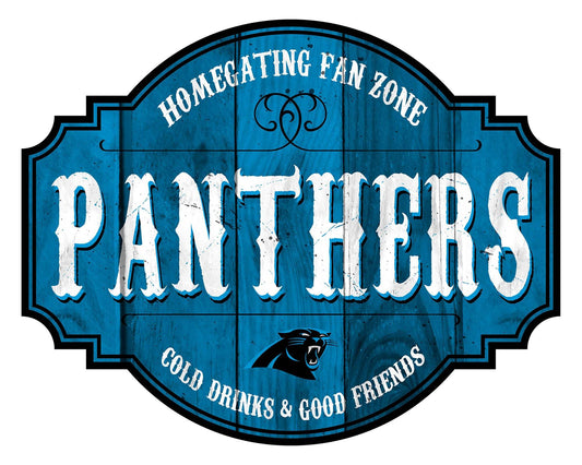 Carolina Panthers Wood Sign 12 Inch Homegating Tavern - ToylandEU