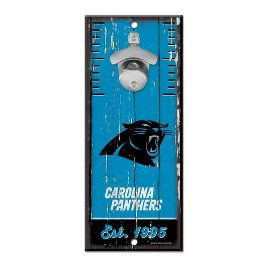  Carolina Panthers Wood Sign 5x11 Bottle Opener Collectible -  ToylandEU™