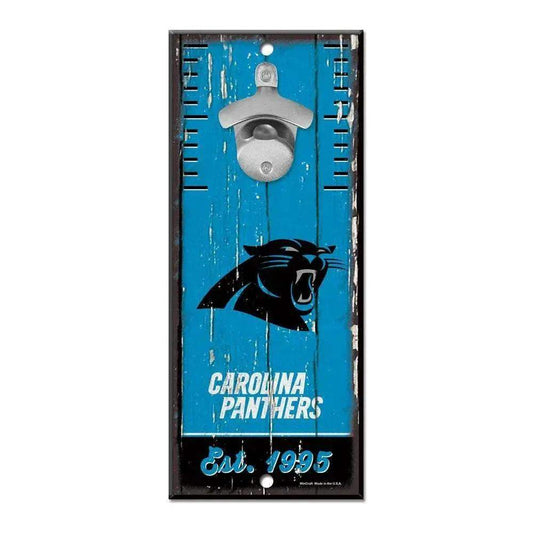  Carolina Panthers Wood Sign 5x11 Bottle Opener Collectible -  ToylandEU™