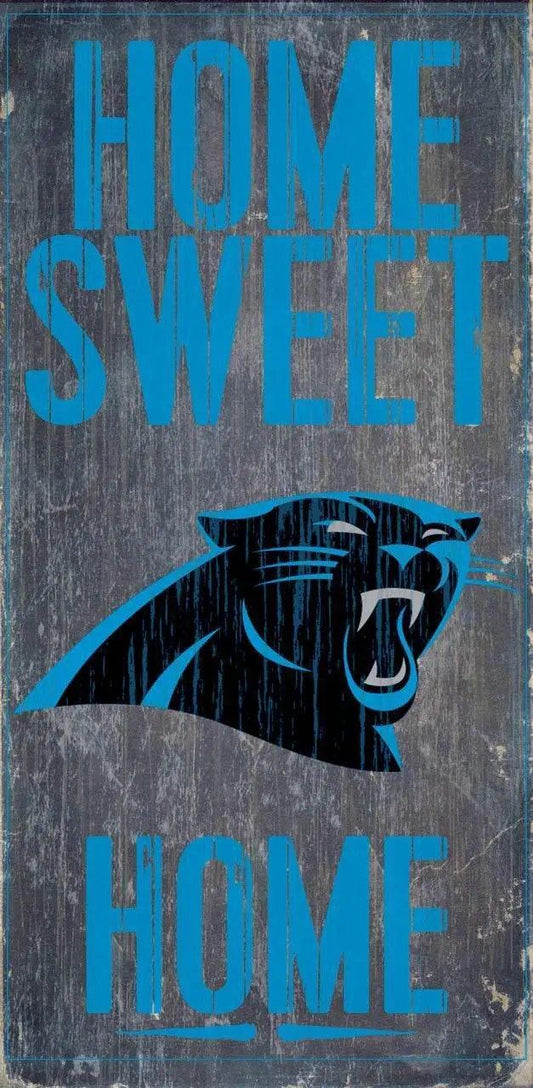  Carolina Panthers Wood Sign Home Sweet Home 6x12 Inches -  ToylandEU™