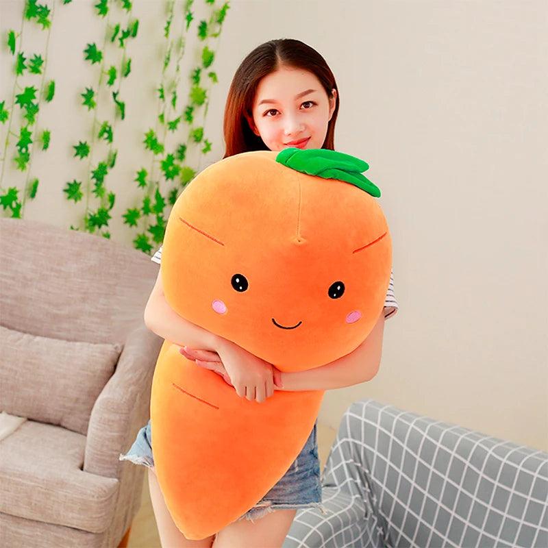  Carrot Plush Toy Pillow Ultra Soft PP Cotton Filling 