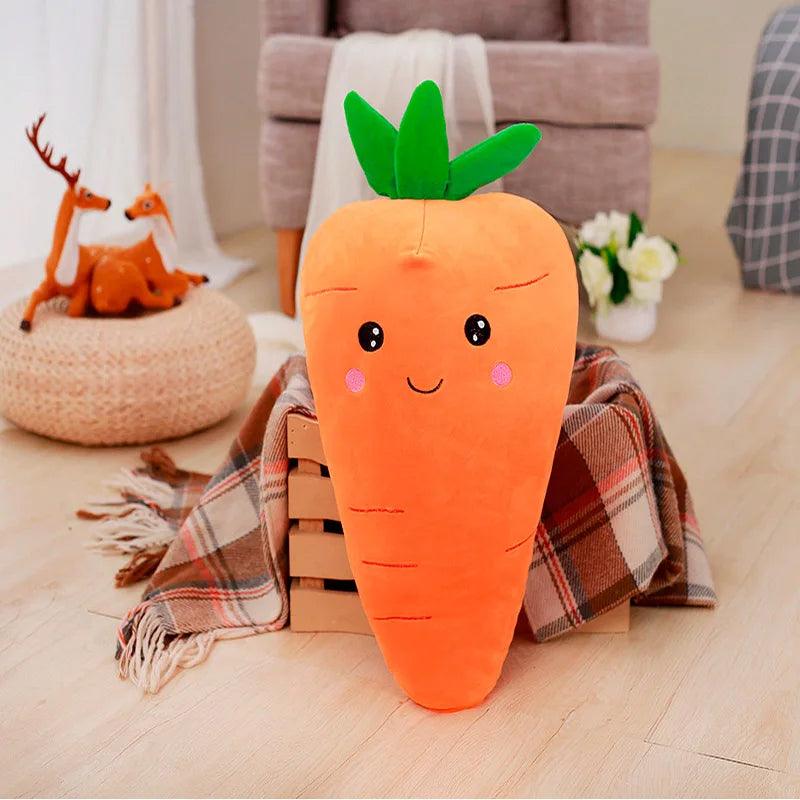  Carrot Plush Toy Pillow Ultra Soft PP Cotton Filling 
