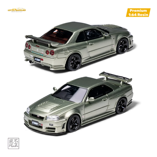  Nissan Skyline GTR R34 Nismo ZTune Jade Edition -  ToylandEU™