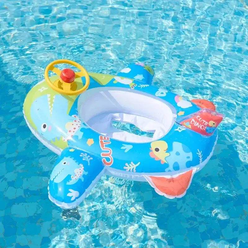  Cartoon Animal Baby Inflatable Pool Seat Durable PVC -  ToylandEU™