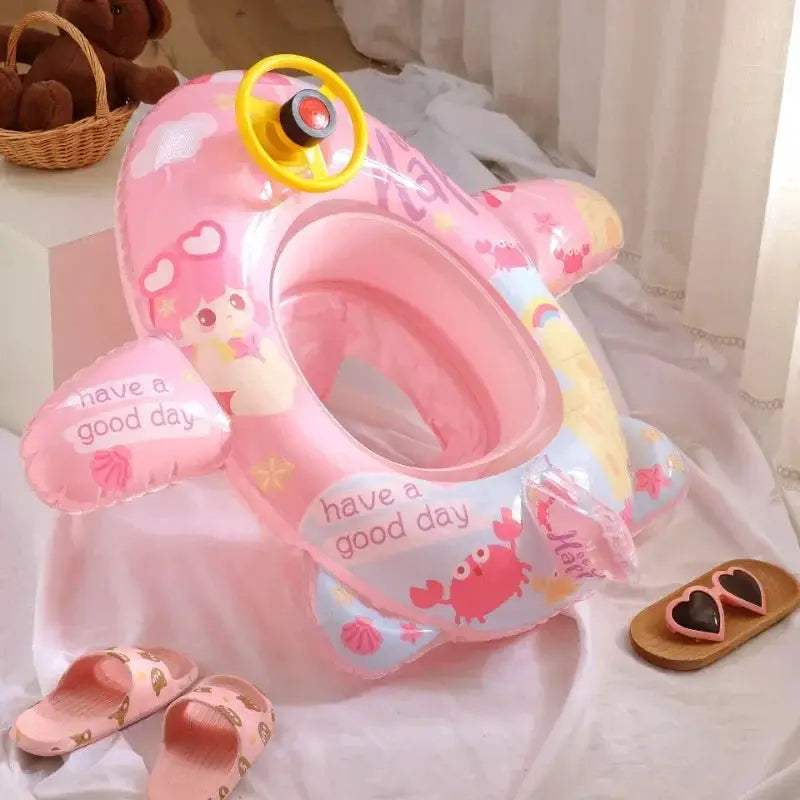  Cartoon Animal Baby Inflatable Pool Seat Durable PVC -  ToylandEU™