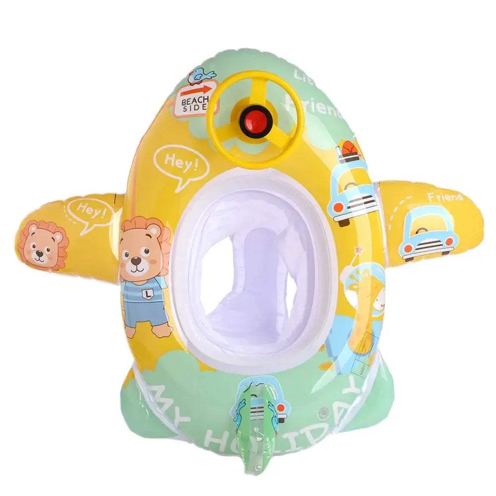  Cartoon Animal Baby Inflatable Pool Seat Durable PVC -  ToylandEU™