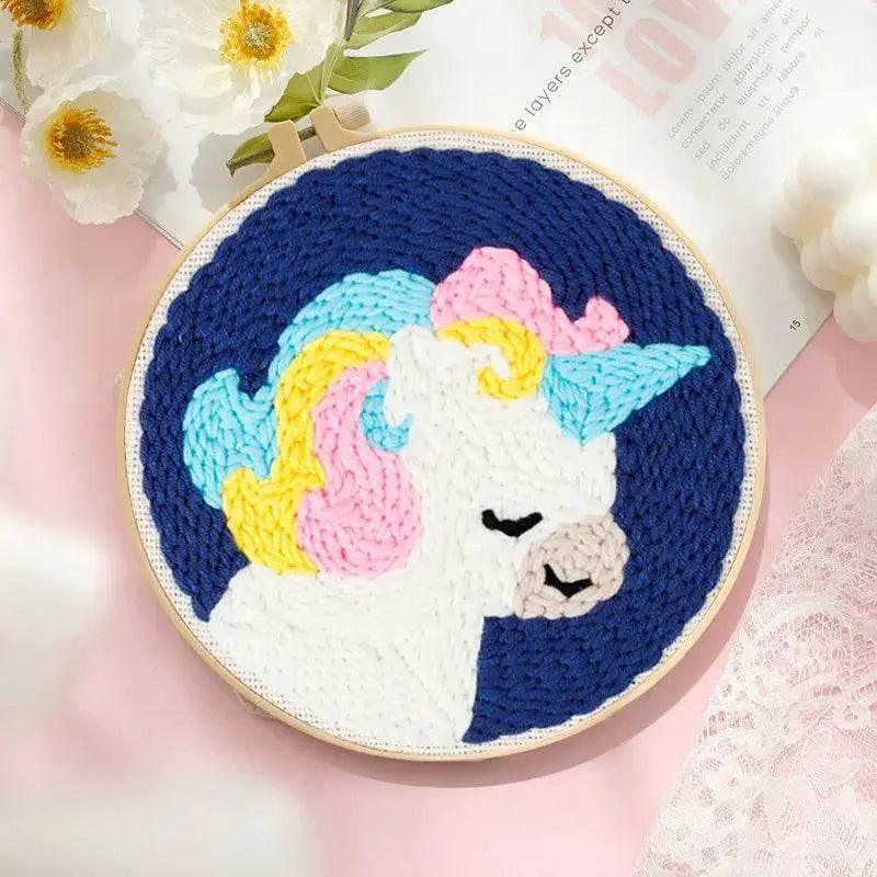  Cartoon Animal DIY Embroidery Kit for Beginners with Soft Yarn -  ToylandEU™