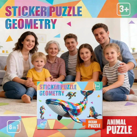  Cartoon Animal Puzzle Stickers Focus Training 3D -  ToylandEU™