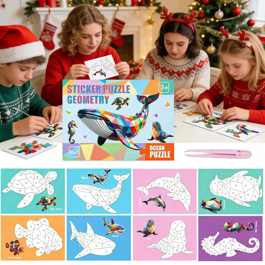  Cartoon Animal Puzzle Stickers Focus Training 3D -  ToylandEU™