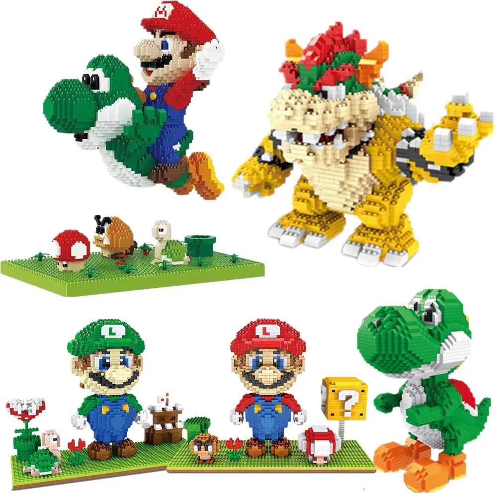 Cartoon Anime Game Figure Dinosaur Blocks Building Toy Bricks Educational Brinquedos for Kids Gift Children Christmas Present - ToylandEU