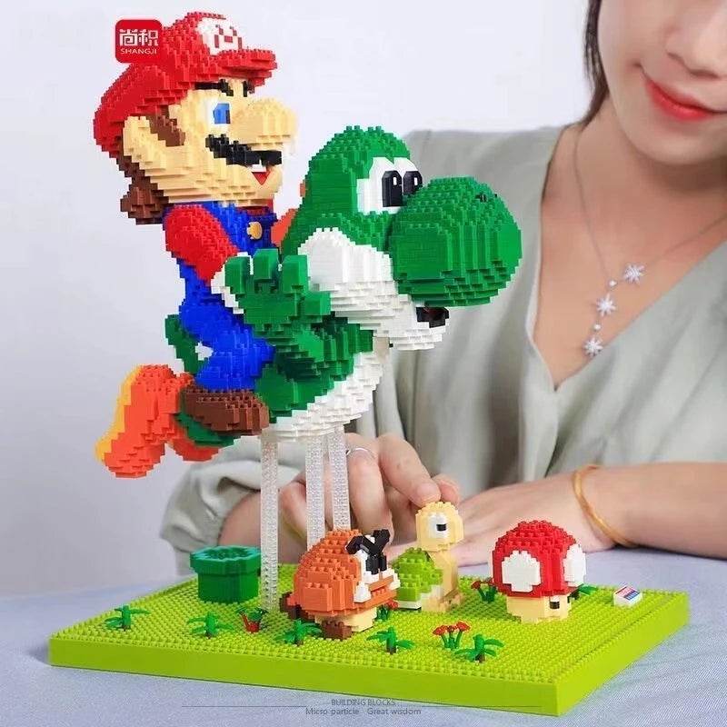 Cartoon Anime Game Figure Dinosaur Blocks Building Toy Bricks Educational Brinquedos for Kids Gift Children Christmas Present - ToylandEU
