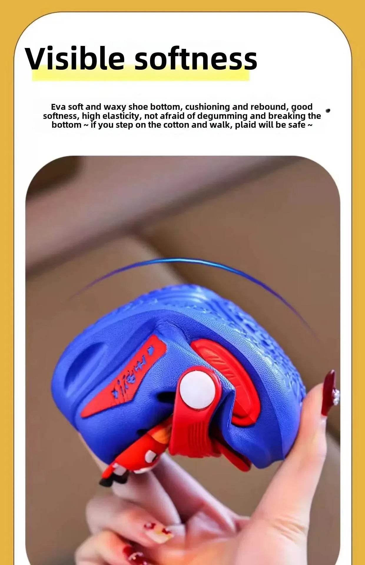 Cartoon Beach Children's Sandals Boys and Girls Summer Shoes - ToylandEU