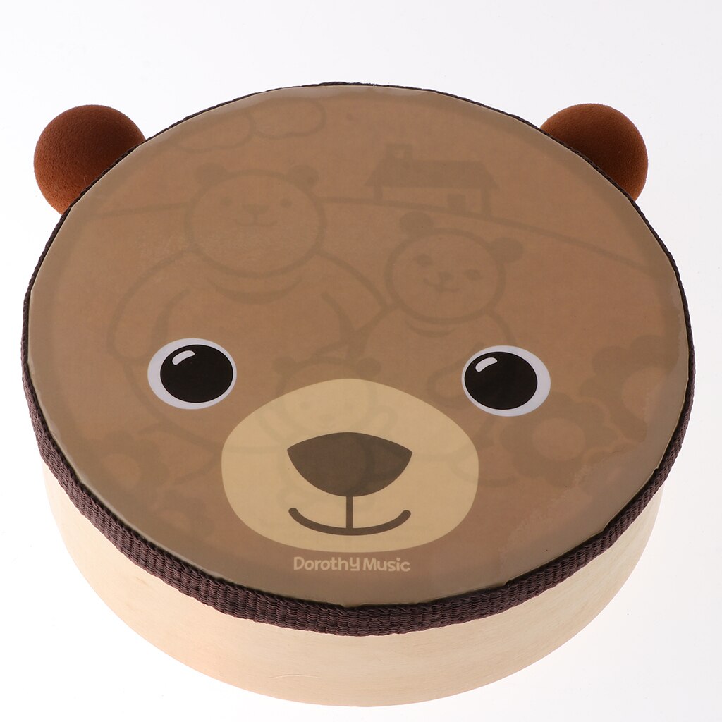 Adorable  Bear Pattern Electronic Drum Toy with Mallet - ToylandEU