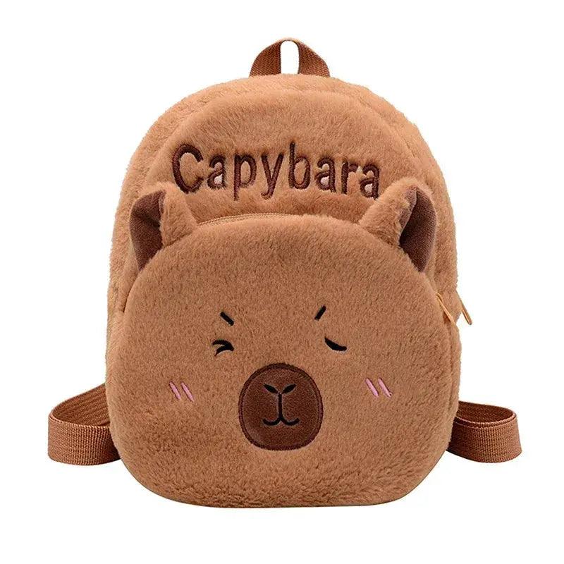  Cartoon Capybara Plush Backpack For Girls Soft Durable -  ToylandEU™