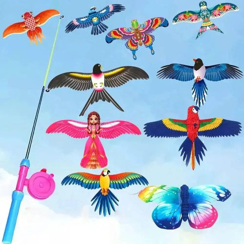  Cartoon Eagle Foldable Children Kite for Outdoor Fun -  ToylandEU™