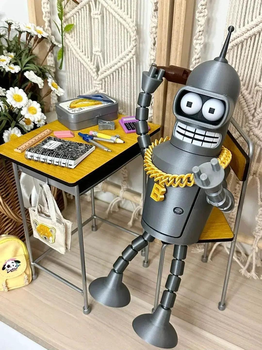  Cartoon Futurama Fry & Bender 3D Printing Action Figure Model Toys Gifts For Kids -  ToylandEU™