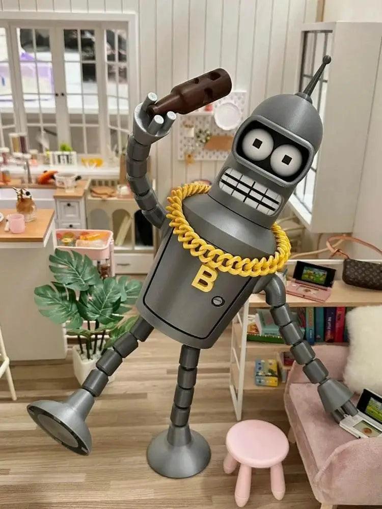 Cartoon Futurama Fry & Bender 3D Printing Action Figure Model Toys Gifts For Kids -  ToylandEU™