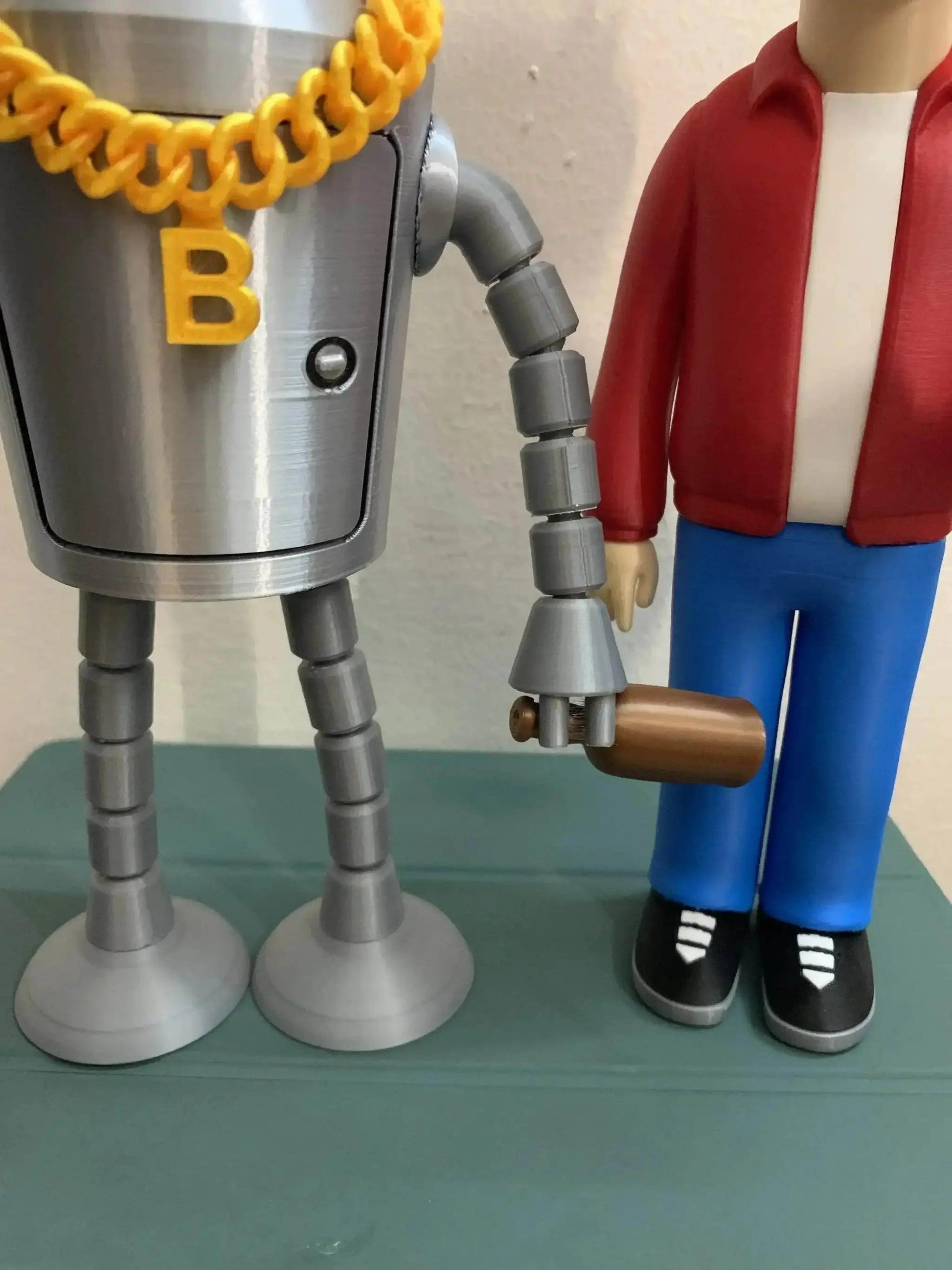  Cartoon Futurama Fry & Bender 3D Printing Action Figure Model Toys Gifts For Kids -  ToylandEU™