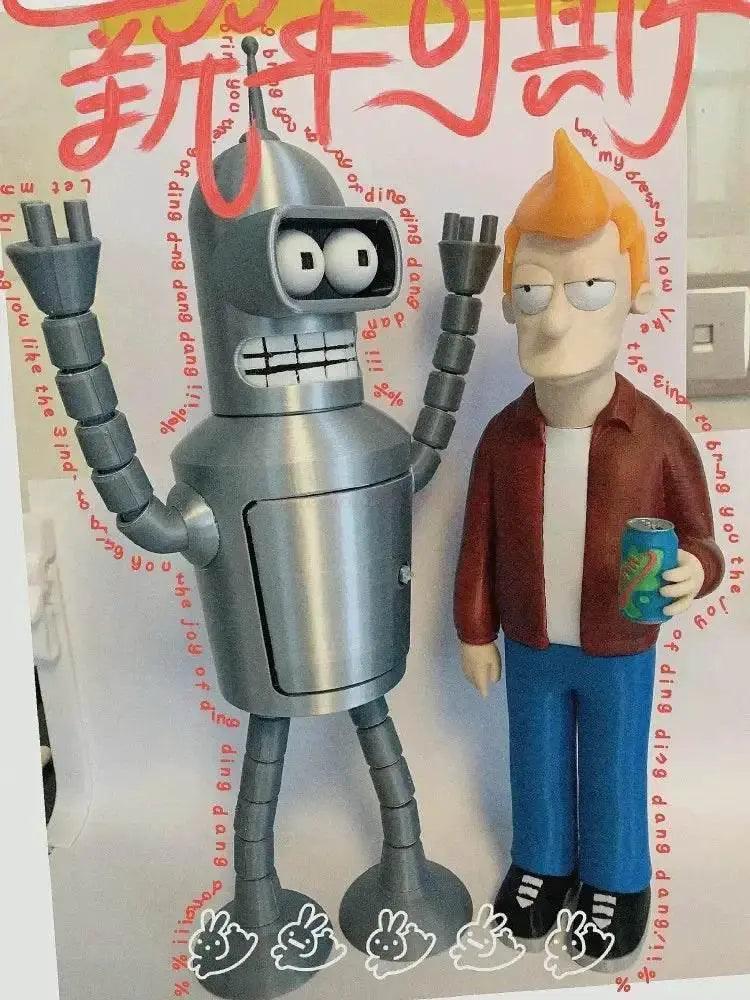  Cartoon Futurama Fry & Bender 3D Printing Action Figure Model Toys Gifts For Kids -  ToylandEU™