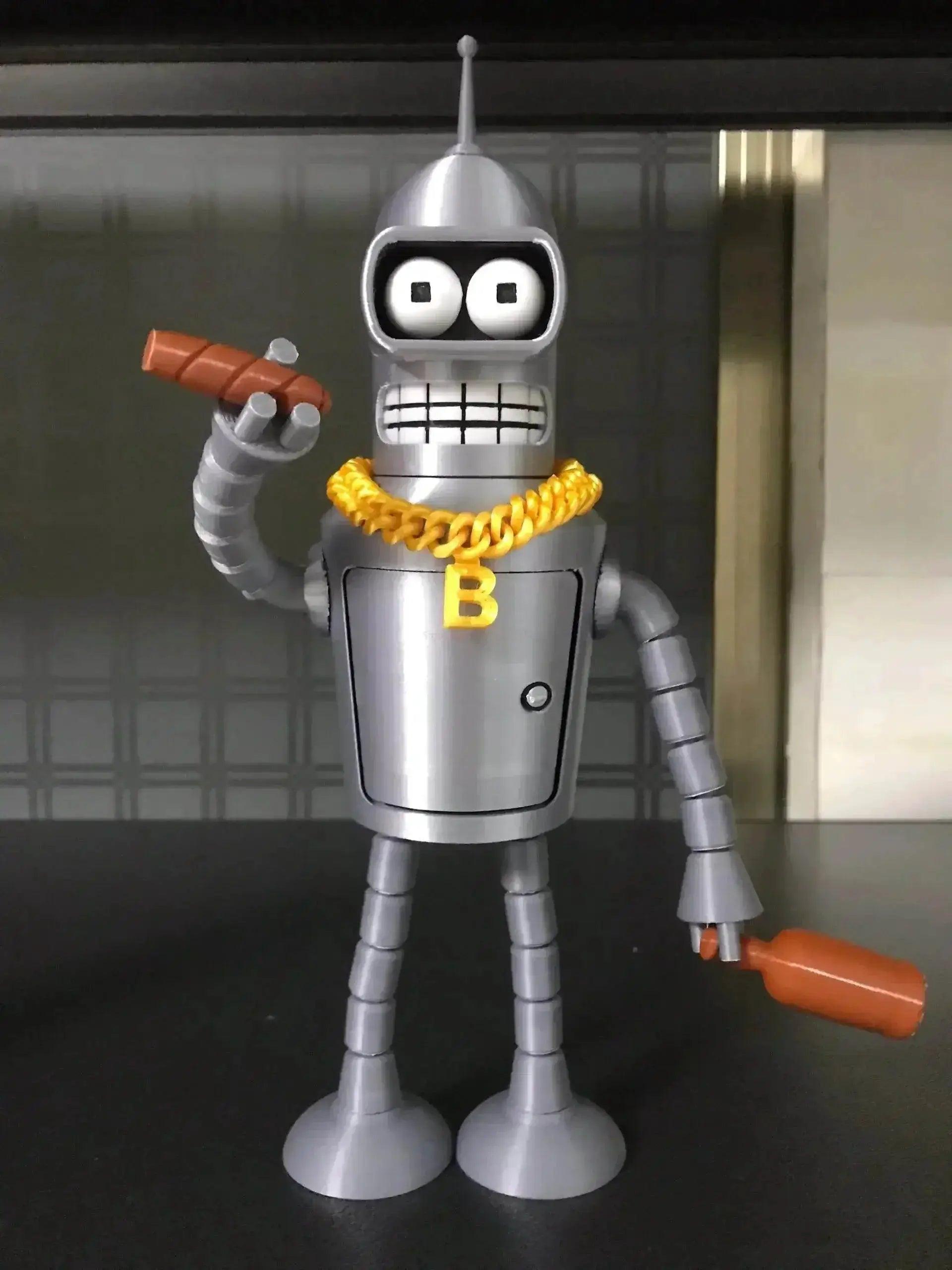  Cartoon Futurama Fry & Bender 3D Printing Action Figure Model Toys Gifts For Kids -  ToylandEU™