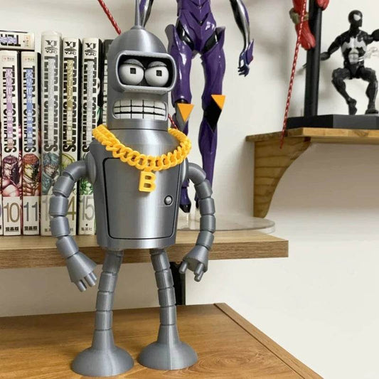 In Stock Cartoon Futurama Fry & Bender 3D Printing Action Figure Model Toys Gifts For Kids - ToylandEU