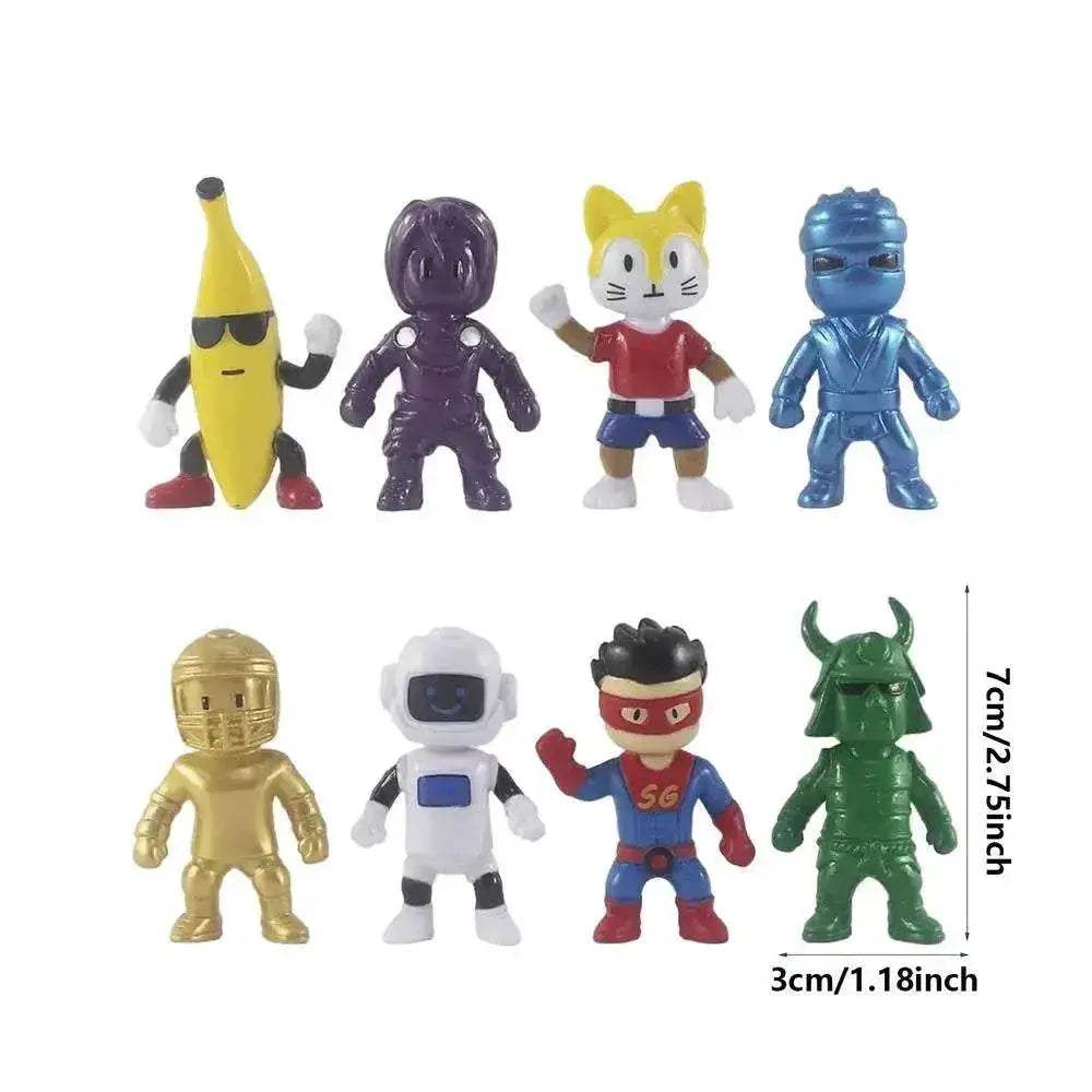  Cartoon Game Stumbling Guys Action Figures 8pcs Kid Toy -  ToylandEU™