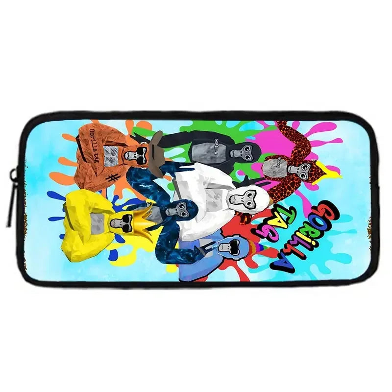 Cartoon Gorilla School Backpack For Kids With Pencil Case - ToylandEU