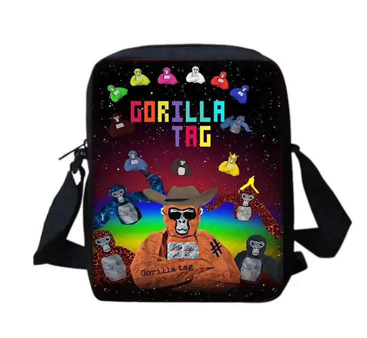 Cartoon Gorilla School Backpack For Kids With Pencil Case - ToylandEU