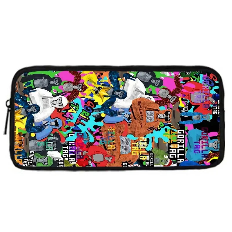 Cartoon Gorilla School Backpack For Kids With Pencil Case - ToylandEU