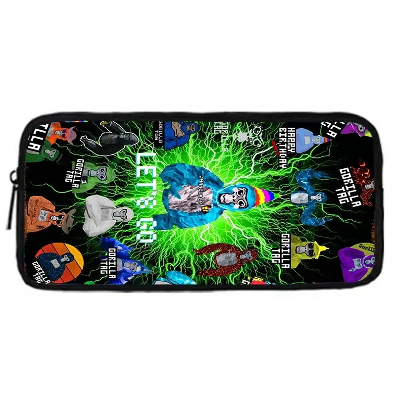 Cartoon Gorilla School Backpack For Kids With Pencil Case - ToylandEU