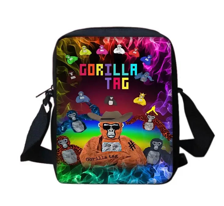 Cartoon Gorilla School Backpack For Kids With Pencil Case - ToylandEU