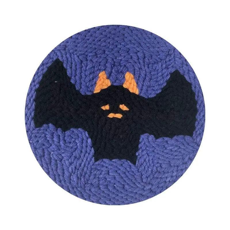  Cartoon Halloween Pumpkin Needle Punch Embroidery Kit for Beginners - Spooky Home Decor Craft Set -  ToylandEU™