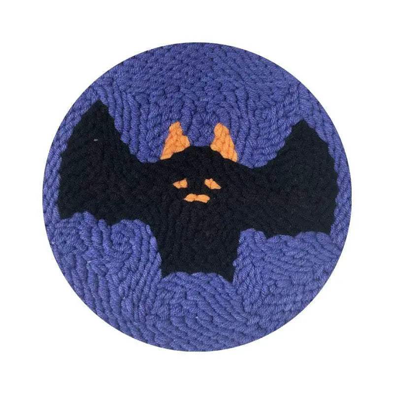 Cartoon Halloween Pumpkin Needle Punch Embroidery Kit for Beginners - Spooky Home Decor Craft Set -  ToylandEU™