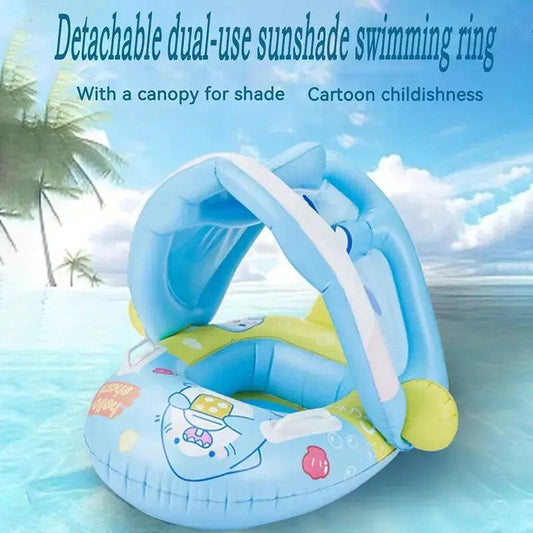  Cartoon Inflatable Baby Float Detachable Shade -  ToylandEU™