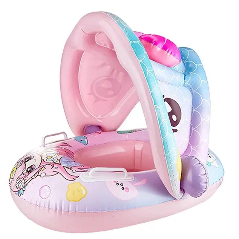  Cartoon Inflatable Baby Float Detachable Shade -  ToylandEU™