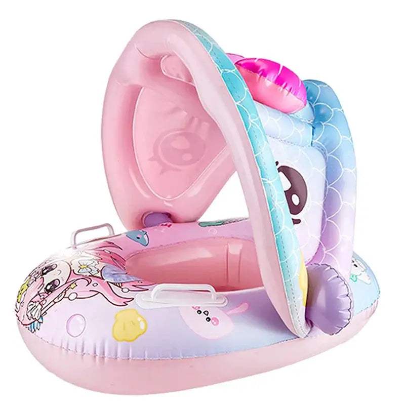  Cartoon Inflatable Baby Float Detachable Shade -  ToylandEU™
