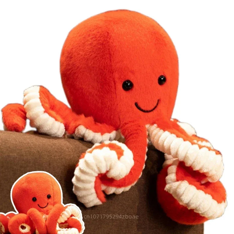 Cartoon Octopus Plush Toy Pillow Long Tentacle Soft - ToylandEU