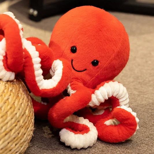 Cartoon Octopus Plush Toy Pillow Long Tentacle Soft - ToylandEU