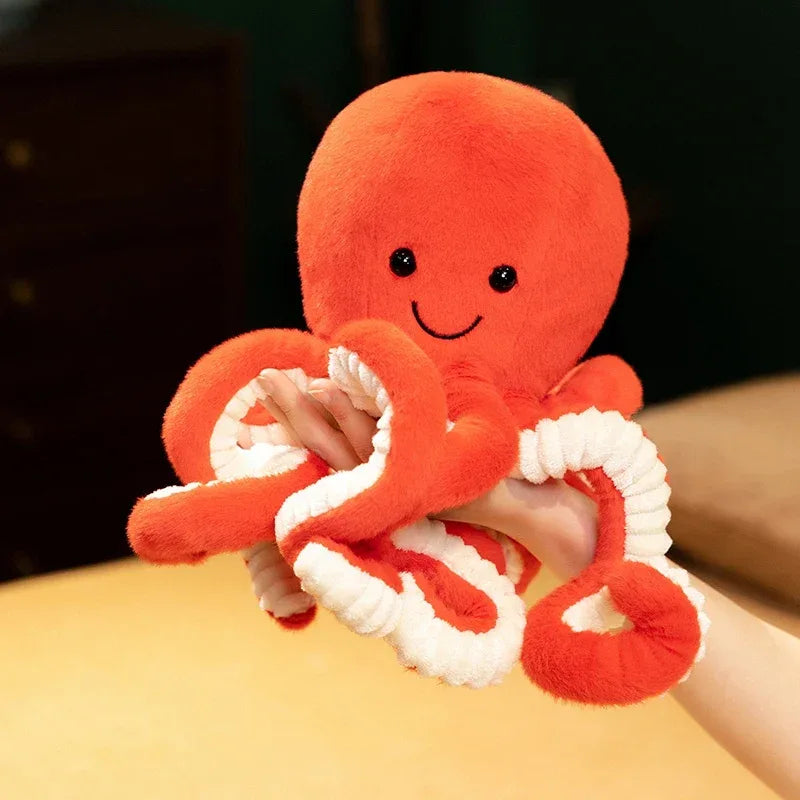 Cartoon Octopus Plush Toy Pillow Long Tentacle Soft - ToylandEU
