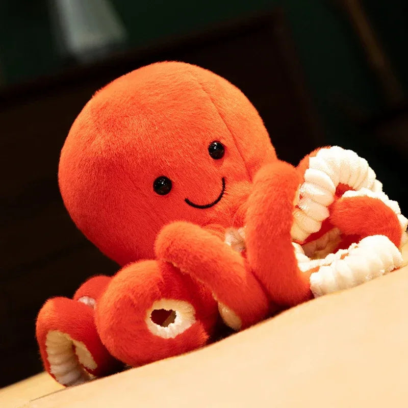 Cartoon Octopus Plush Toy Pillow Long Tentacle Soft - ToylandEU