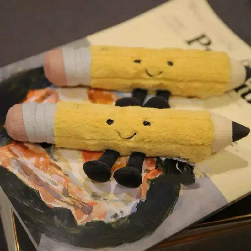 Cartoon Plush Pencil Toy For Kids Ultrasoft Plush Gift - ToylandEU