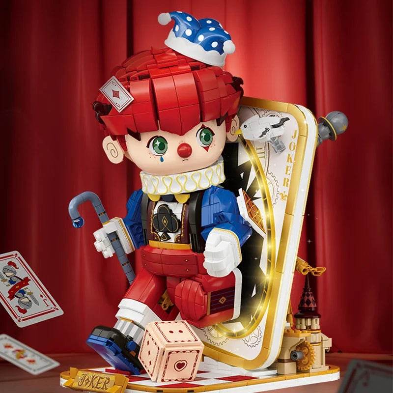Cartoon Poker Joker Building Block Figure Toy Bricks Set - ToylandEU